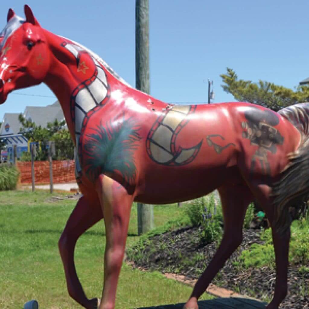 Outer Banks Horse Statues Outer Banks Coastal Life