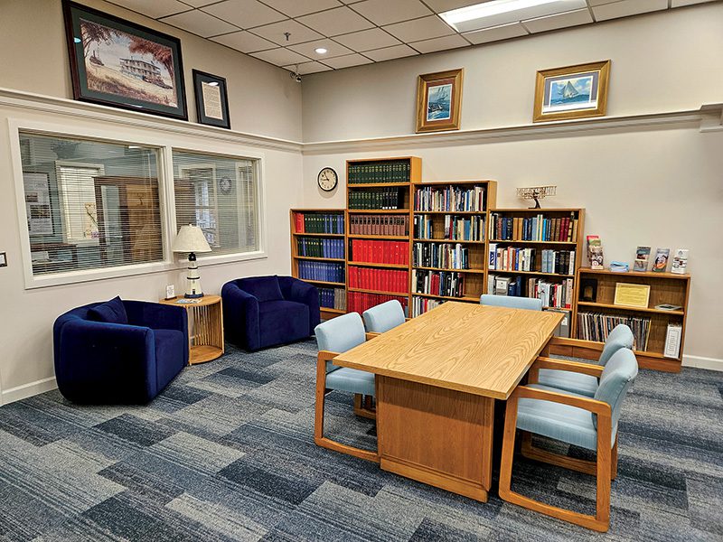 Photographs of newly renovated Research Room at the Outer Banks History Center, August 2025. Images courtesy of Tammy Woodward, Director, Outer Banks History Center.
