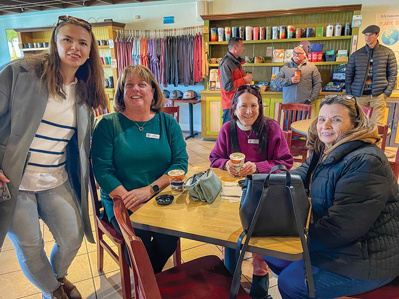 Above: Going in to the local schools to learn about the success and challenges facing our teachers and students is an important day for the class. Photo courtesy of Outer Banks Chamber of Commerce.