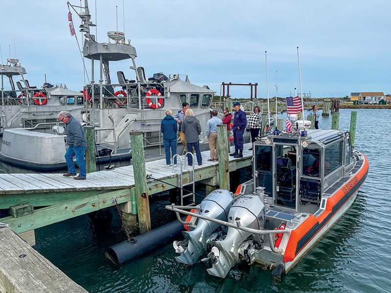 The Oregon Inlet Coast Guard Station is always a fun stop where the class learns more about the operations of this important branch of our armed services and how they work to protect the Outer Banks area.Photos courtesy of Outer Banks Chamber of Commerce.