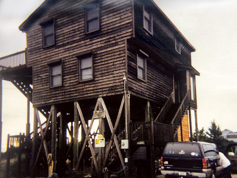 The completed “Twenty Year Wish” in the early 2000’s during its time as a rental property using Sun Realty; Photo courtesy of Richard Shoaf.