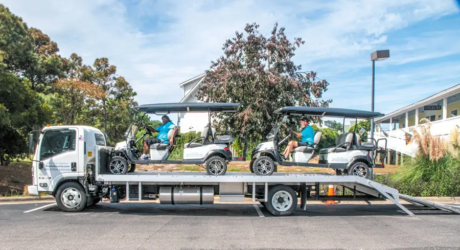 ZoomAround Street Legal Golf Cart Rentals