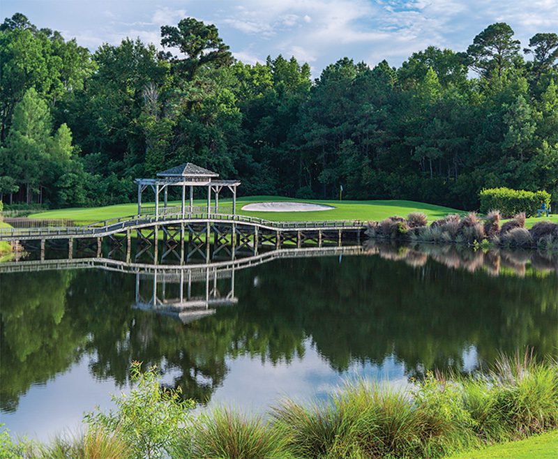 The Pointe Golf Club is recognized by visitors and locals as one of the most fun and playable courses, catering to golfers of all ages and skill levels. Consistently maintained in excellent shape, offering lush Bermuda fairways and high-quality A-1 bentgrass greens. Photo courtesy of The Pointe Golf Club.
