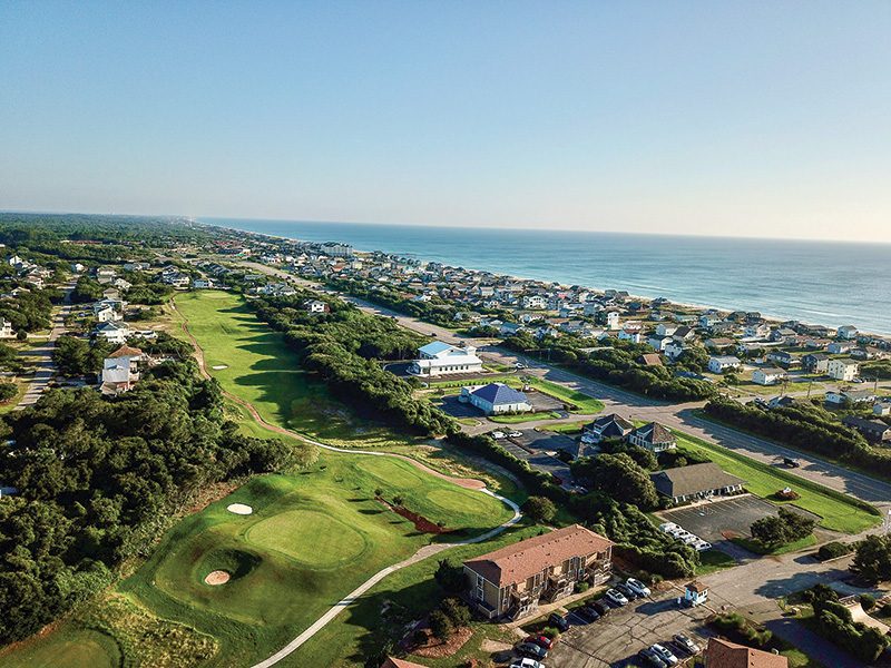 Designed by renowned architect and Masters champion Art Wall in 1968, Sea Scape Golf Course showcases a blend of natural elements of a Kitty Hawk maritime forest with strategic layouts. Photo provided by Sea Scape Golf Course.