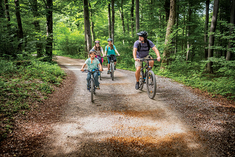 There's nothing better than a good bike ride together on summer evenings.