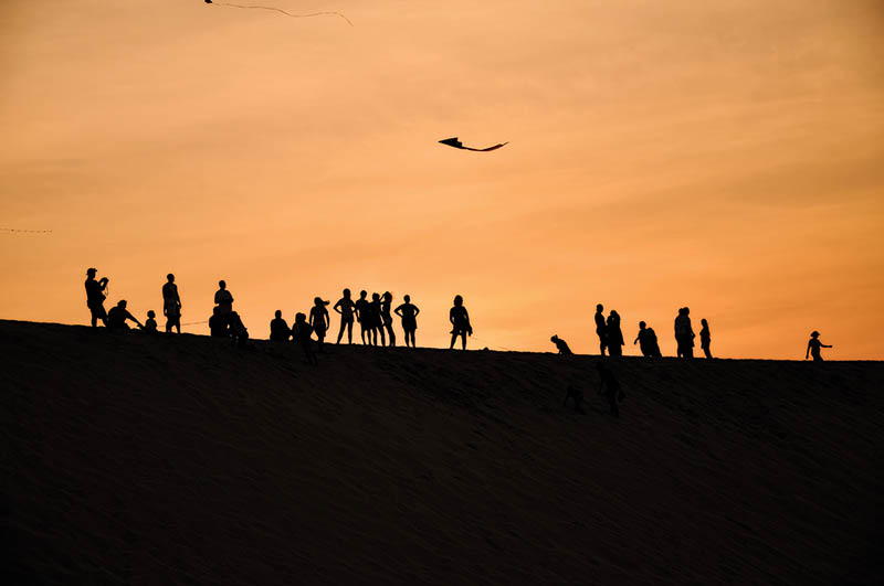Tourists on Jockey's Ridge